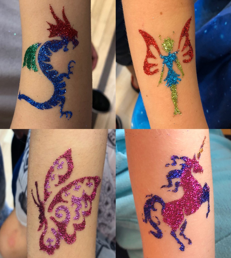 Sparkly Glitter Tttoos